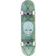 Enuff Geo Skull Complete Skateboard - Green 8'' 