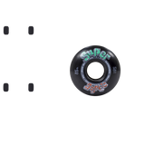 Enuff Super Softies Skateboard Wheels - Black 58mm