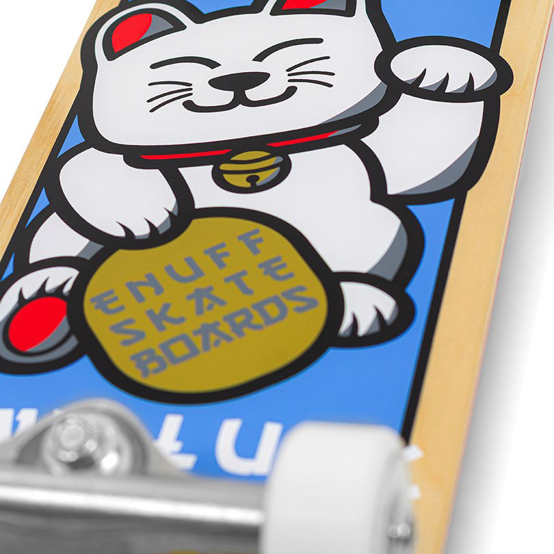 Enuff Lucky Cat Complete Skateboard - Natural 8"