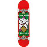 Enuff Lucky Cat Complete Skateboard - Red 8"