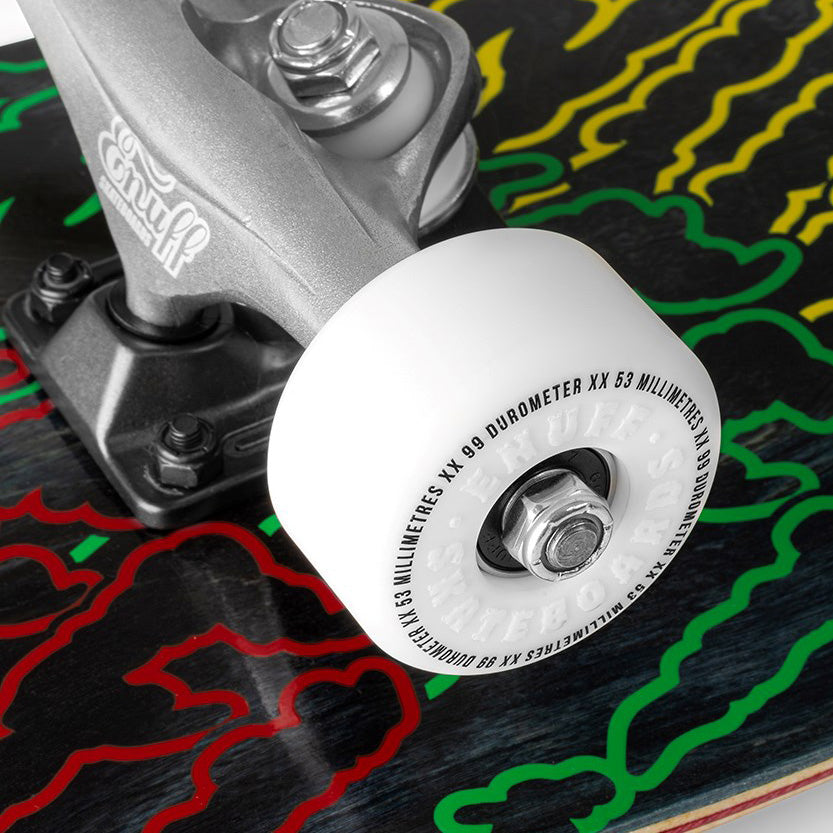 Enuff Three Tier Reloaded Complete Skateboard - Black 8"