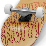 Enuff Three Tier Reloaded Complete Skateboard - Natural 8"