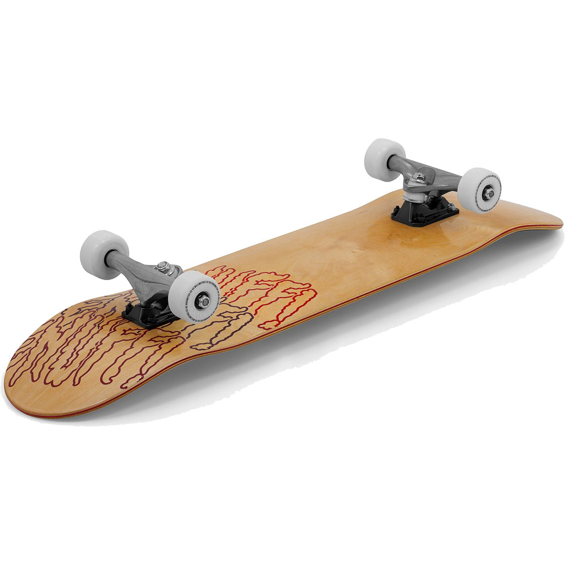 Enuff Three Tier Reloaded Complete Skateboard - Natural 8"