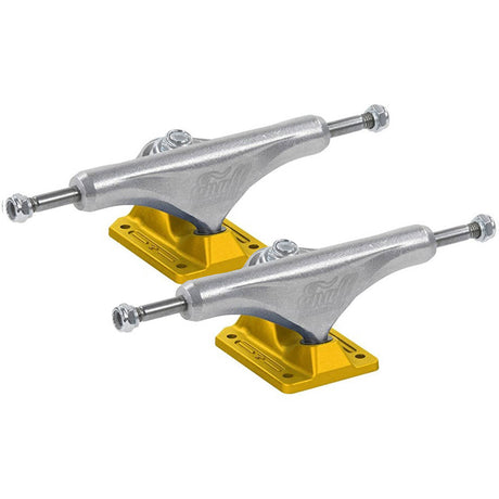 Enuff Decade Pro Satin Skateboard Trucks - Natural/Gold 139mm
