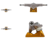 Enuff Decade Pro Satin Skateboard Trucks - Natural/Gold 139mm