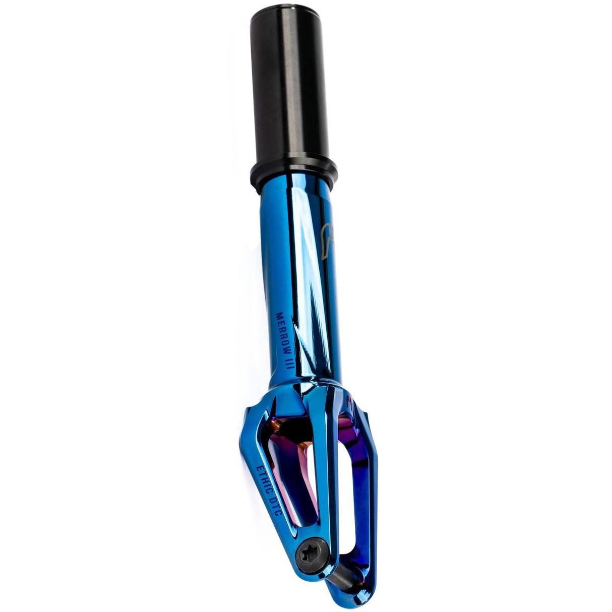 Ethic Merrow V3 IHC Scooter Forks - Blue Chrome
