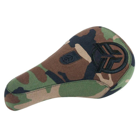 Federal Mid Pivotal Logo BMX Seat - Camo/Black Embroidery