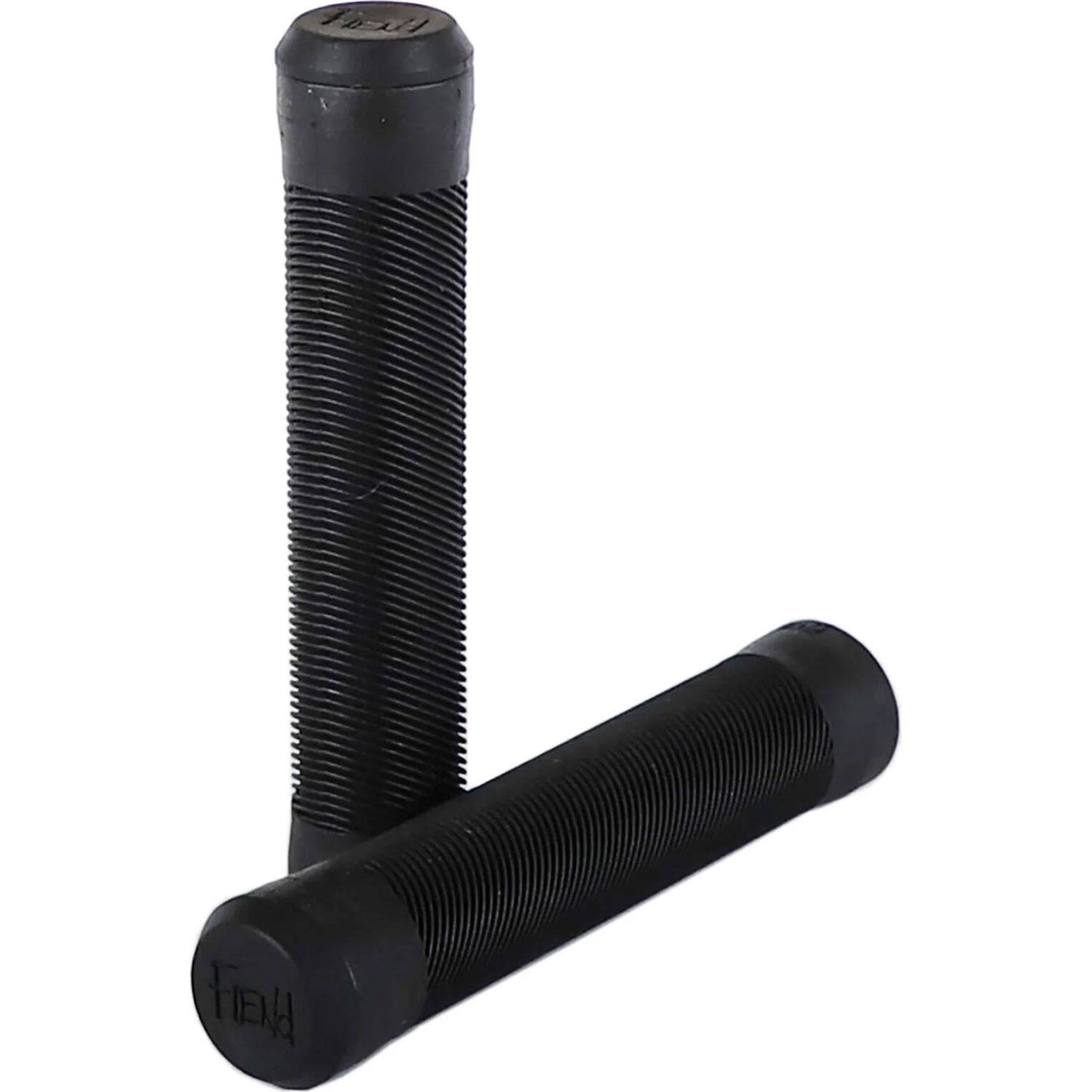 Fiend Team Flangeless BMX Grips - Black