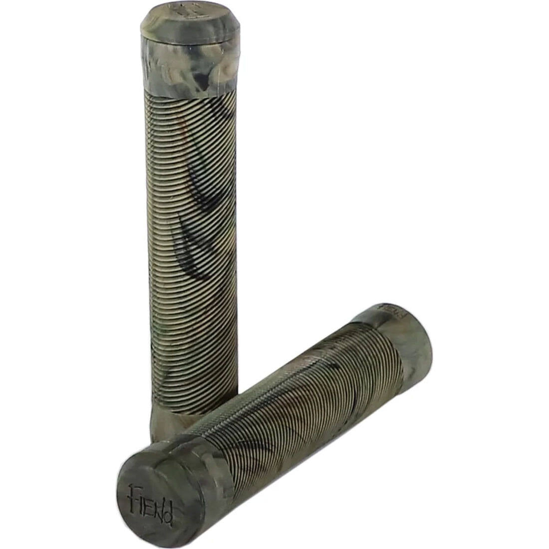 Fiend Team Flangeless BMX Grips - Camo