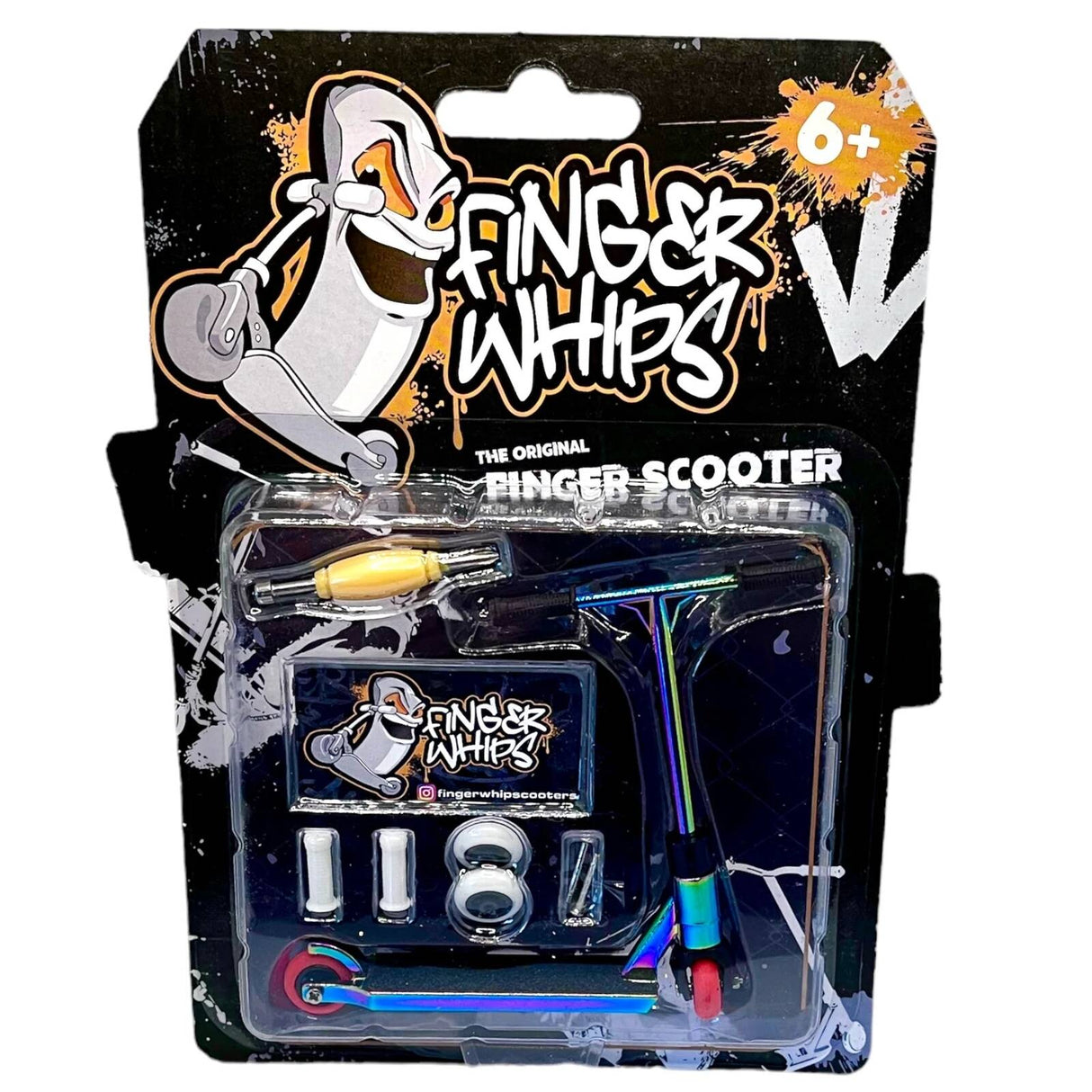 Finger Whips Finger Scooter - Neochrome