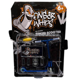 Finger Whips Finger Scooter - Blue Chrome