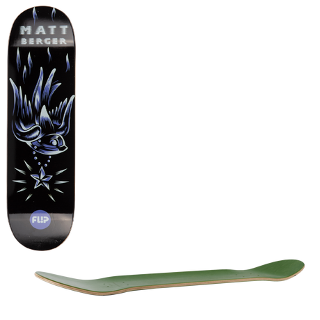 Flip Blacklight Skateboard Deck - Berger 8.25"