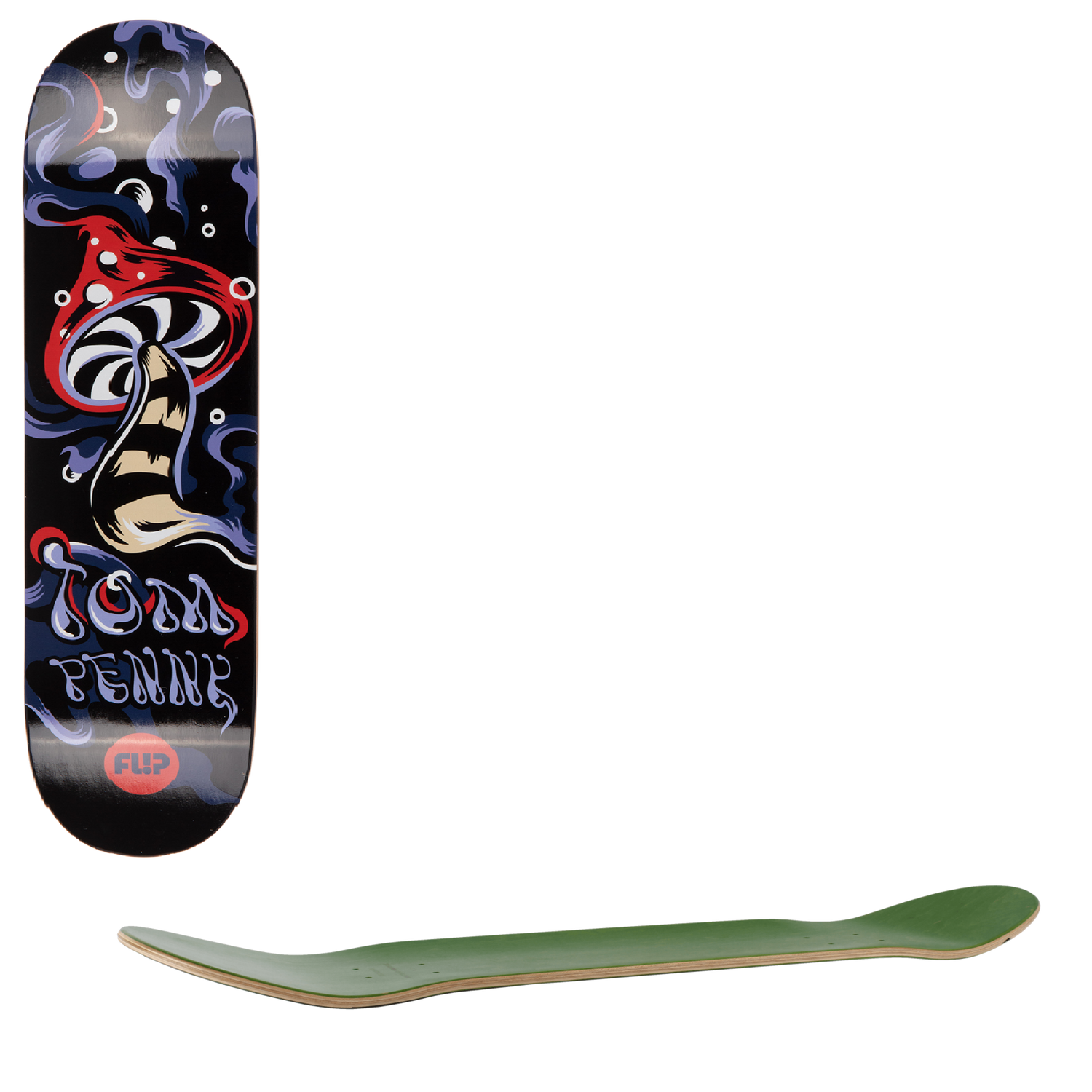Flip Blacklight Skateboard Deck - Penny 8