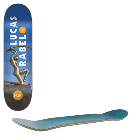 Flip Rabelo Statue Skateboard Deck - 8''
