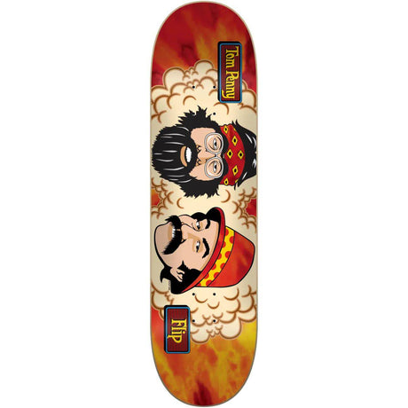 Flip Tom Friends Skateboard Deck - Orange Sunshine 8''