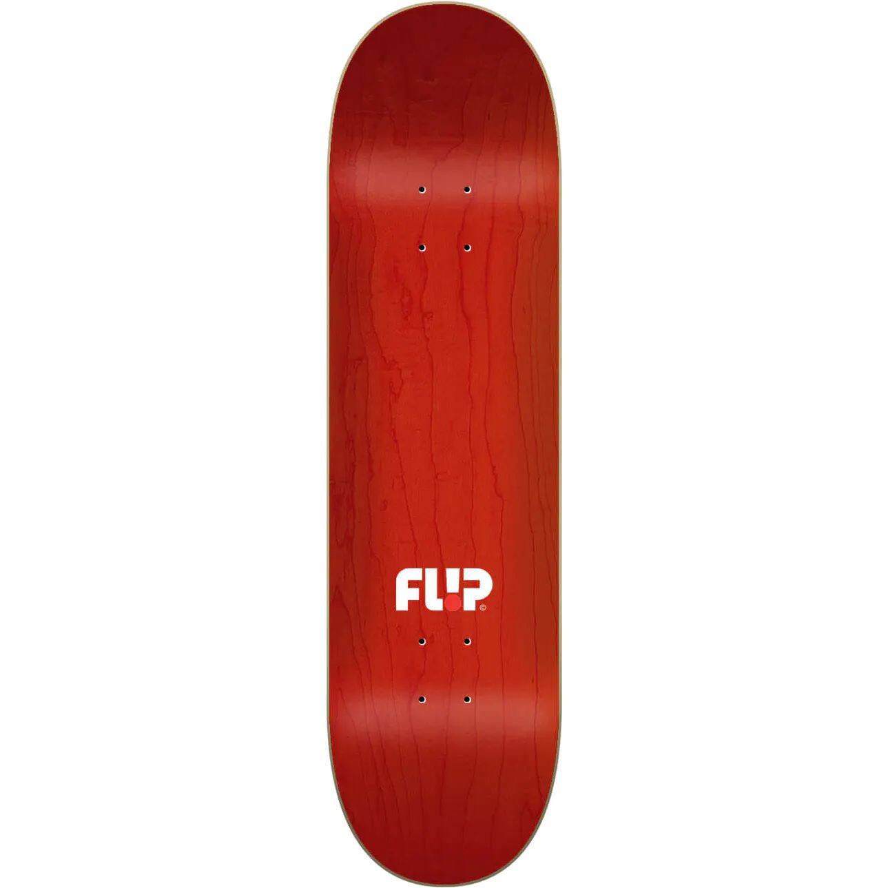 Flip Tom Friends Skateboard Deck - Orange Sunshine 8''