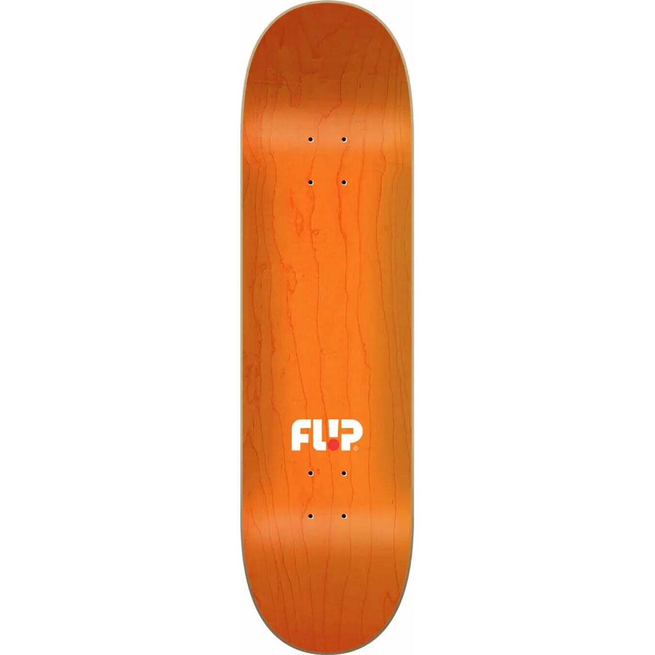 Flip Strobe Skateboard Deck - Orange 8.13"