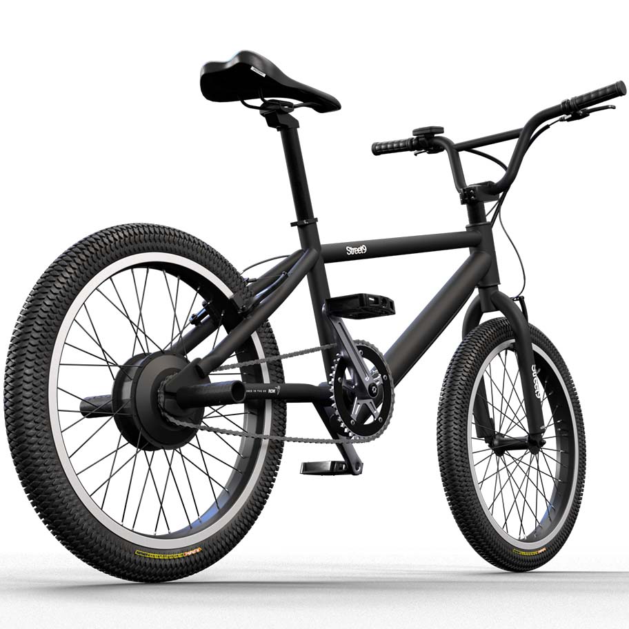Flow Street9 eBMX Electric Bike - Black