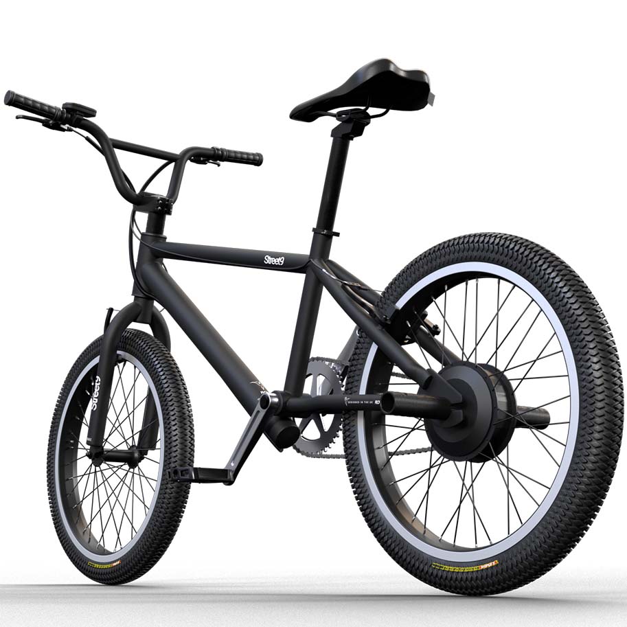 Flow Street9 eBMX Electric Bike - Black