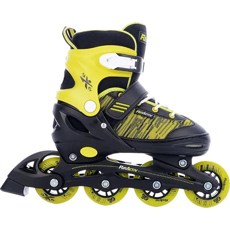 FunActiv Orin Duo Adjustable Inline/Ice Skates - Black/Lime