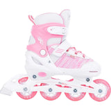 FunActiv Orin Duo Adjustable Inline/Ice Skates - White/Pink