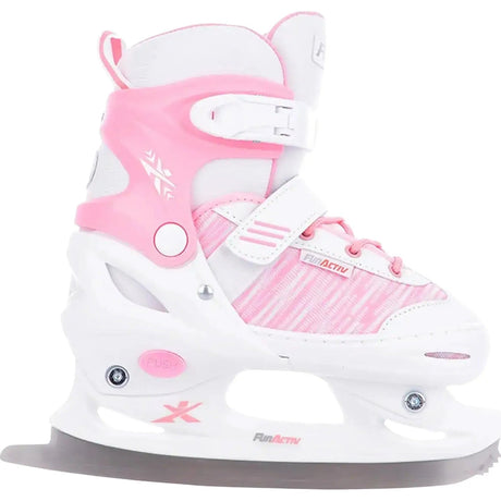 FunActiv Orin Duo Adjustable Inline/Ice Skates - White/Pink