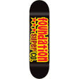 Foundation 3 Star Skateboard Deck - Black 8.13''