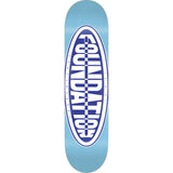 Foundation F Oval Skateboard Deck - Blue 8"