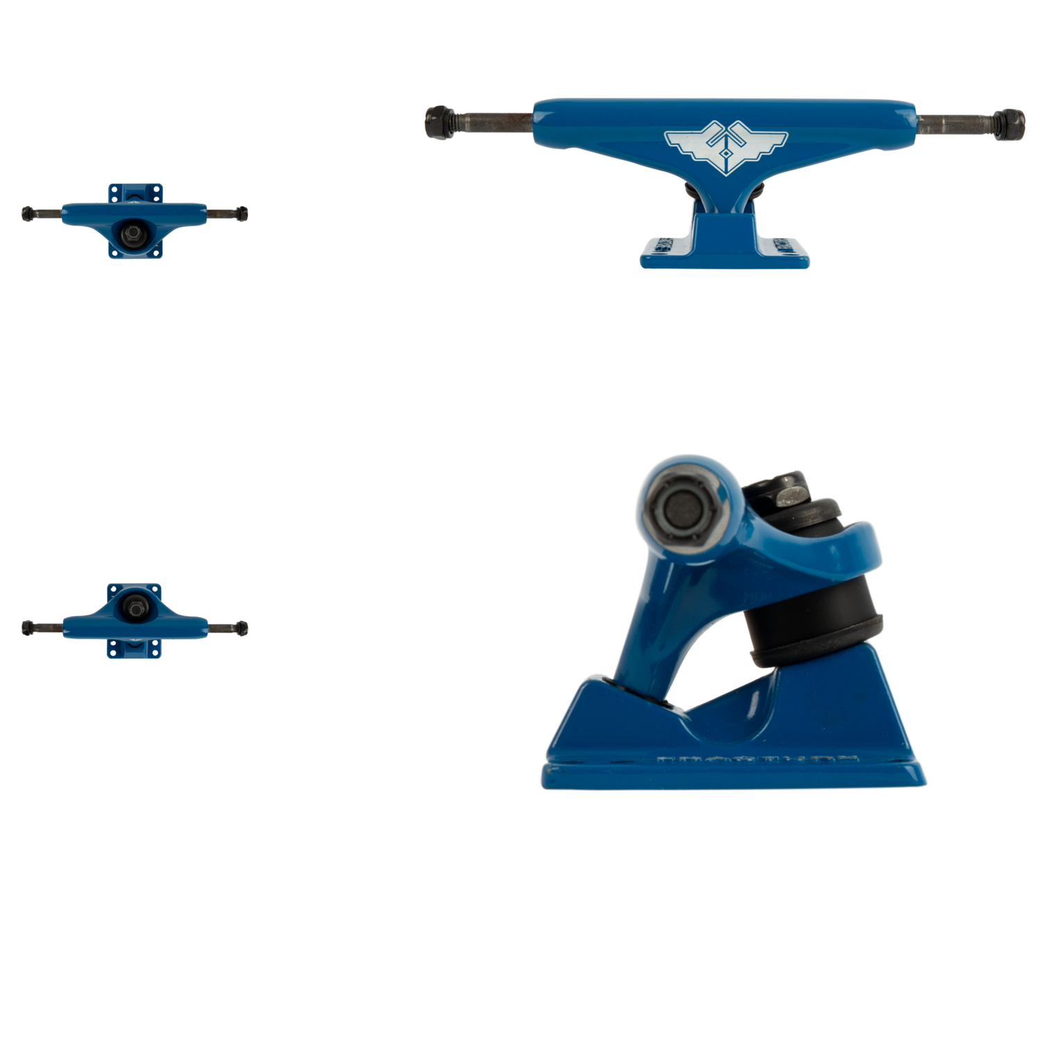 Fracture Wings V2 Skateboard Trucks - Blue 5.25''