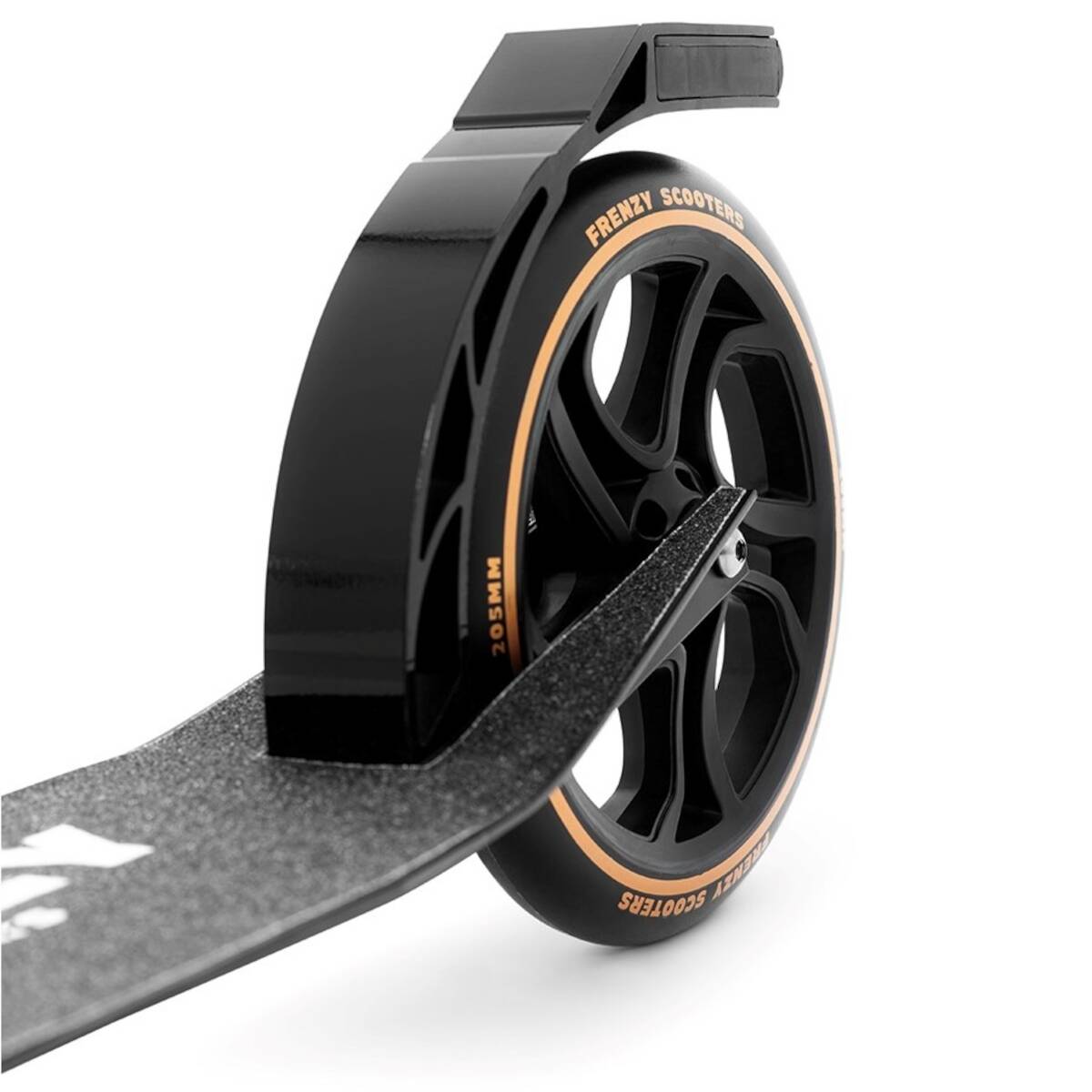 Frenzy 205mm Dual Brake V4 Recreational Scooter - Black