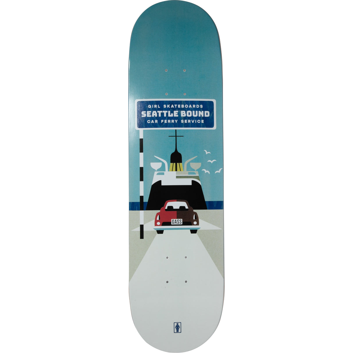 Girl Seattle Bound Skateboard Deck - Gass 8.5"