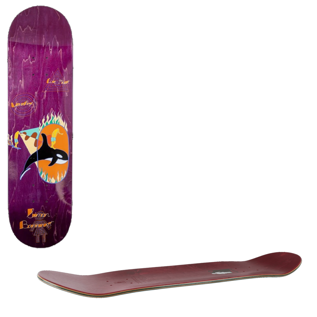 スケートボードデッキ　GIRL Simon Bannerot 8インチ Girl Visualize Skateboard Deck - Bannerot 8'' – SkateHut.com