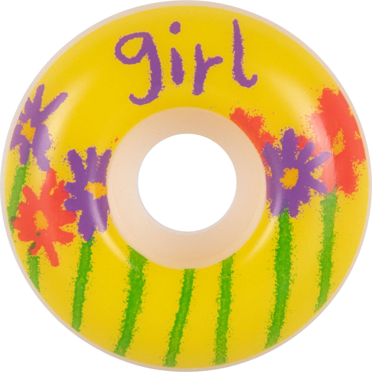 Girl Staple Skateboard Wheels - Flowers 52mm