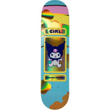 Girl Hello Kitty Rainbow Skateboard Deck - Geering 8"