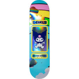 Girl Hello Kitty Rainbow Skateboard Deck - Geering 8"