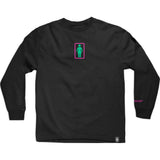 Girl Kawaii Arcade Friends Long Sleeve T Shirt - Black