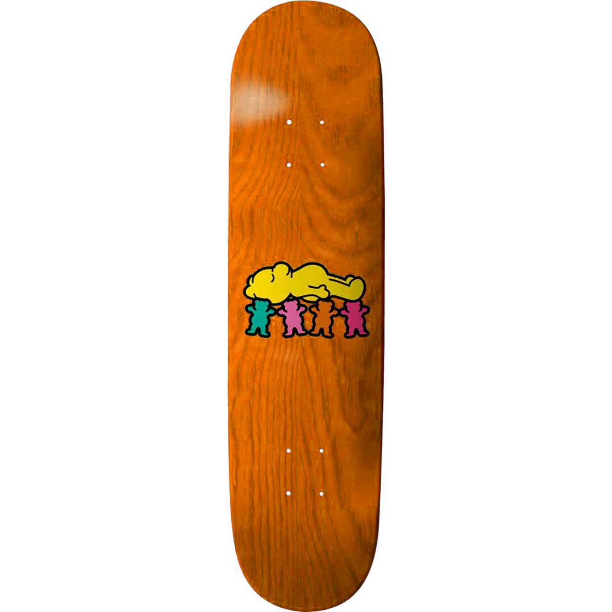 Grizzly Sleepy Time Skateboard Deck - Blue 7.75"