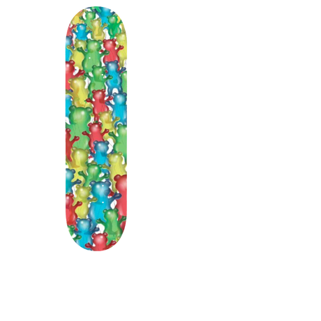 Grizzly OG Bear Balloon Skateboard Grip Tape - Multi