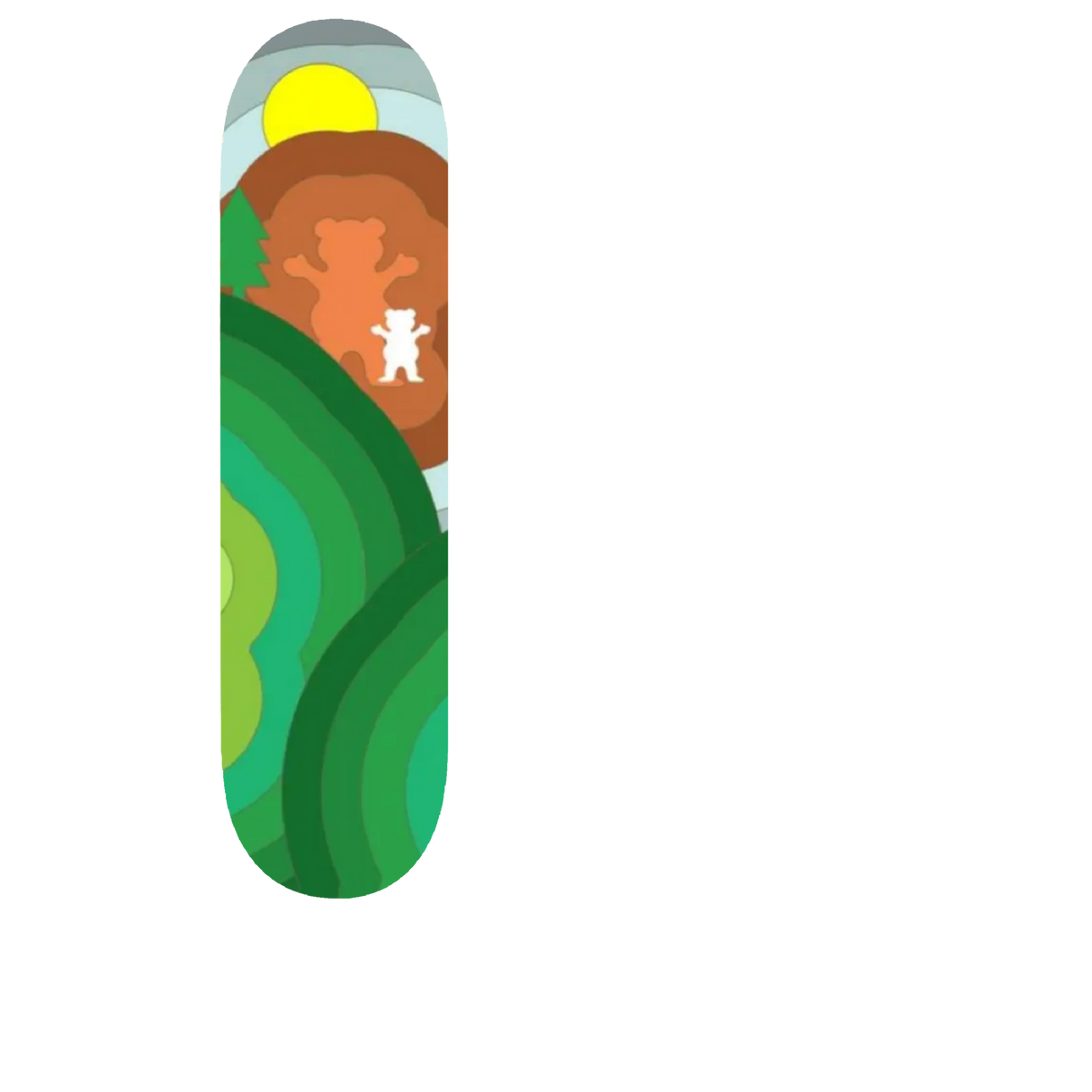 Grizzly Printed Skateboard Grip Tape - Vista Og Bear