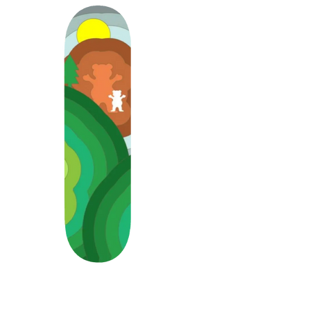 Grizzly Printed Skateboard Grip Tape - Vista Og Bear