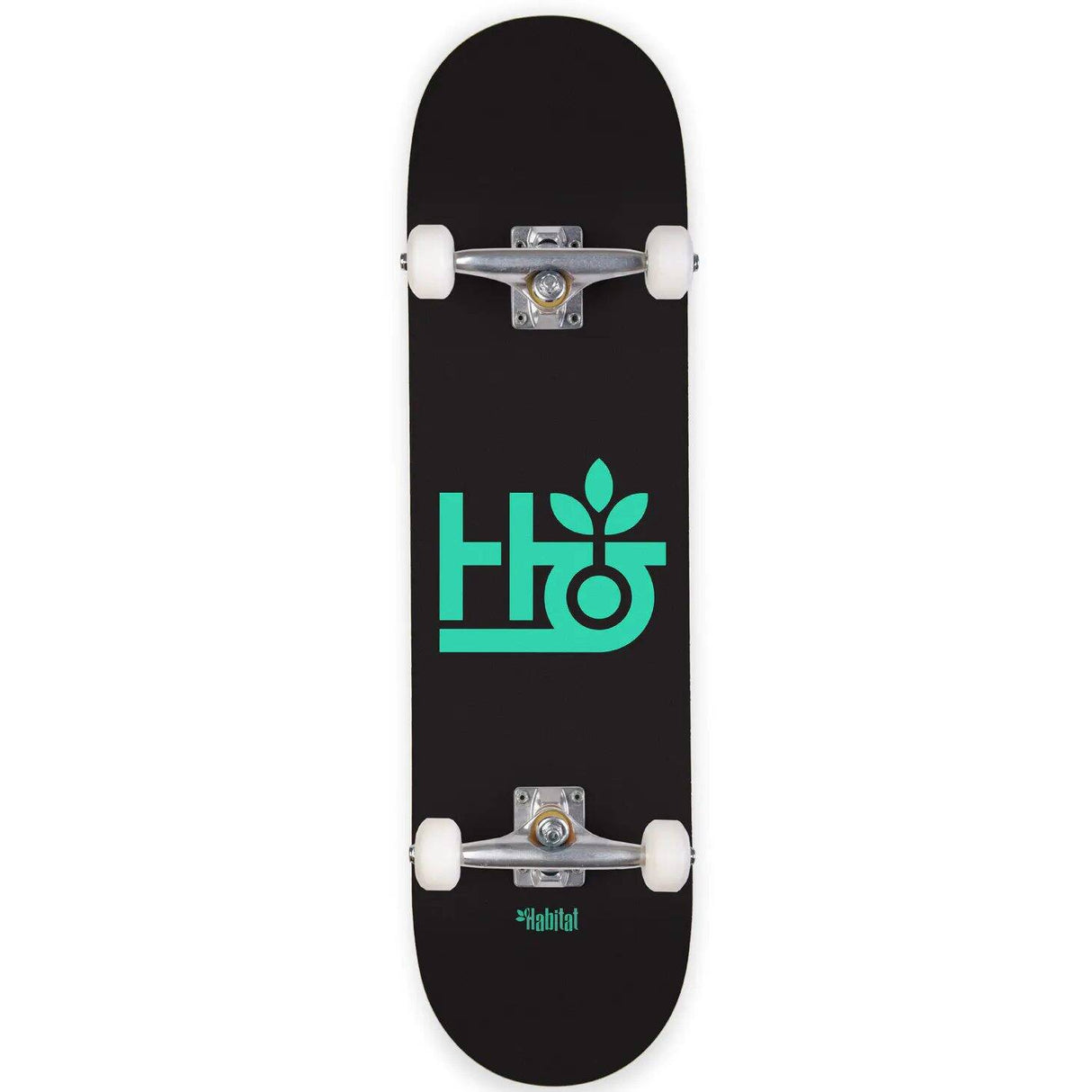 Habitat Pod Complete Skateboard - Black/Teal 8''