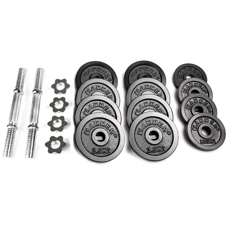 Hammer Dumbbell Set - 30kg - Black