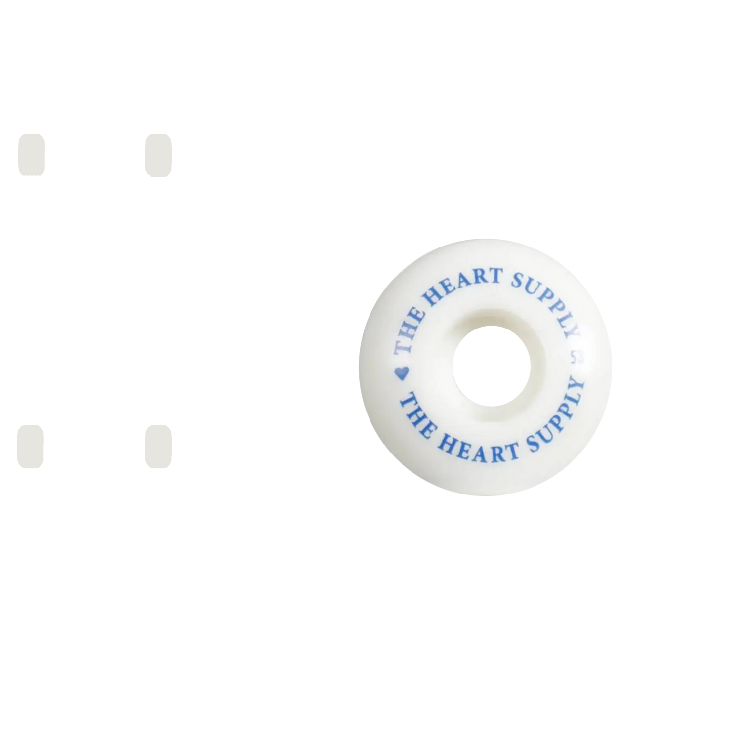The Heart Supply Clean Heart Skateboard Wheels - Blue 53mm