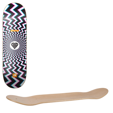 The Heart Supply Illusion Skateboard Deck - Heimana Reynolds 8.25''