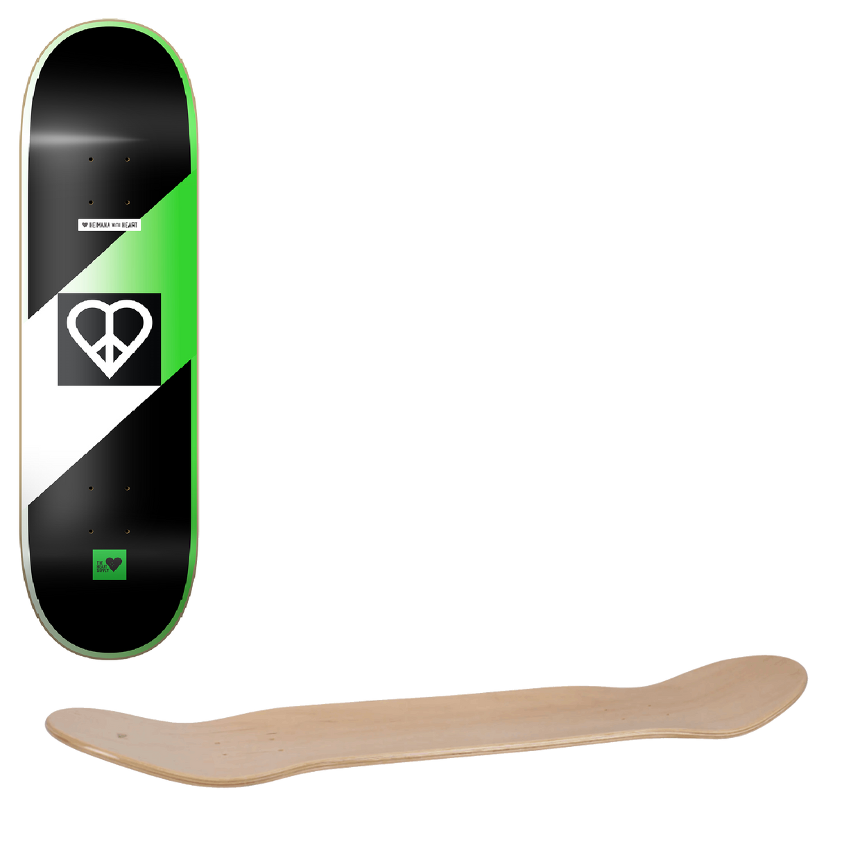 The Heart Supply Symbolic Impact Light Skateboard Deck - Heimana Reynolds 8.25''
