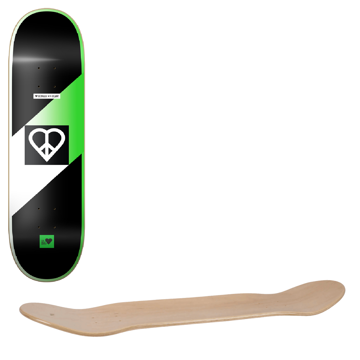 The Heart Supply Symbolic Impact Light Skateboard Deck - Heimana Reynolds 8.25''