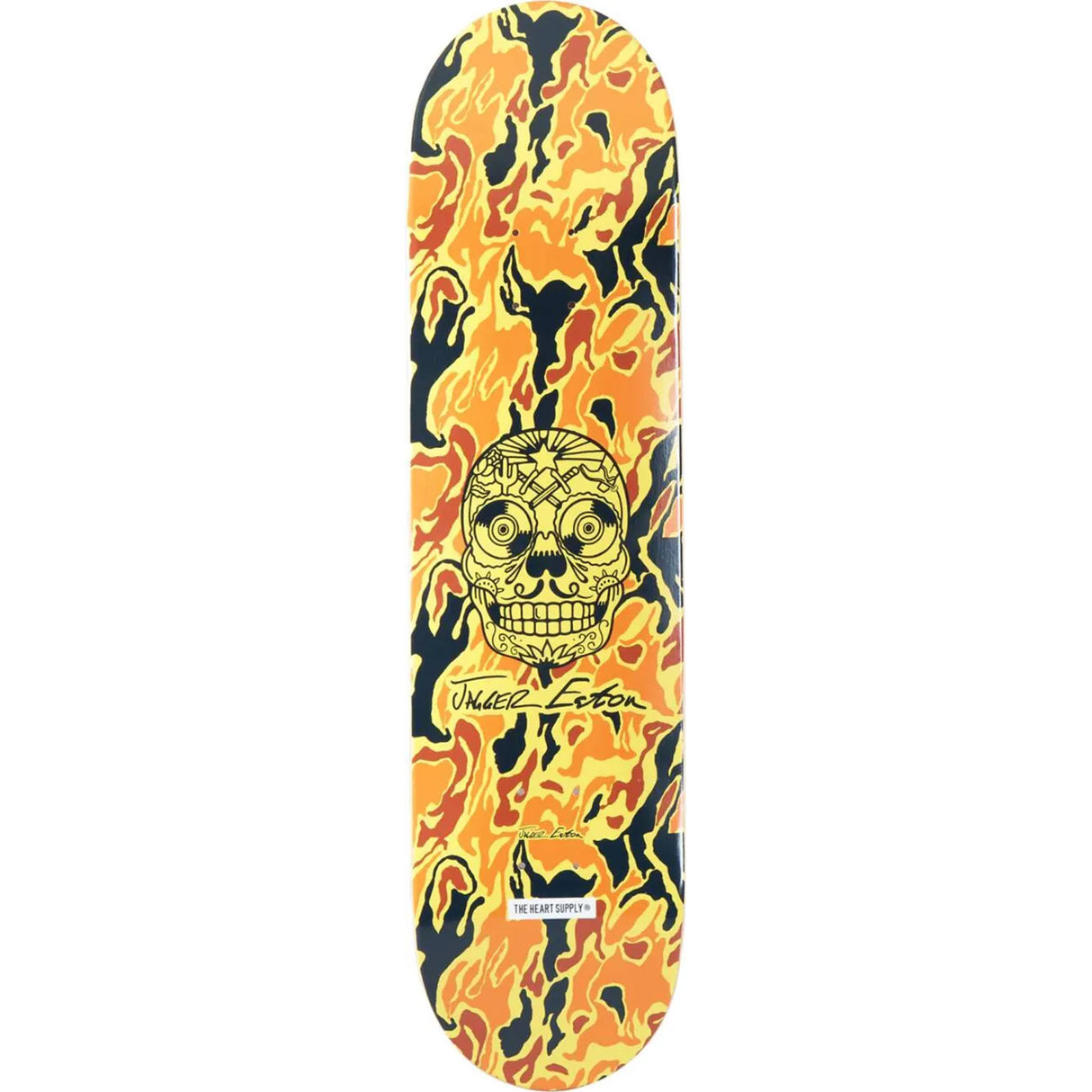 The Heart Supply Jagger Eaton Pro Skateboard Deck - Dessert Skull 8"