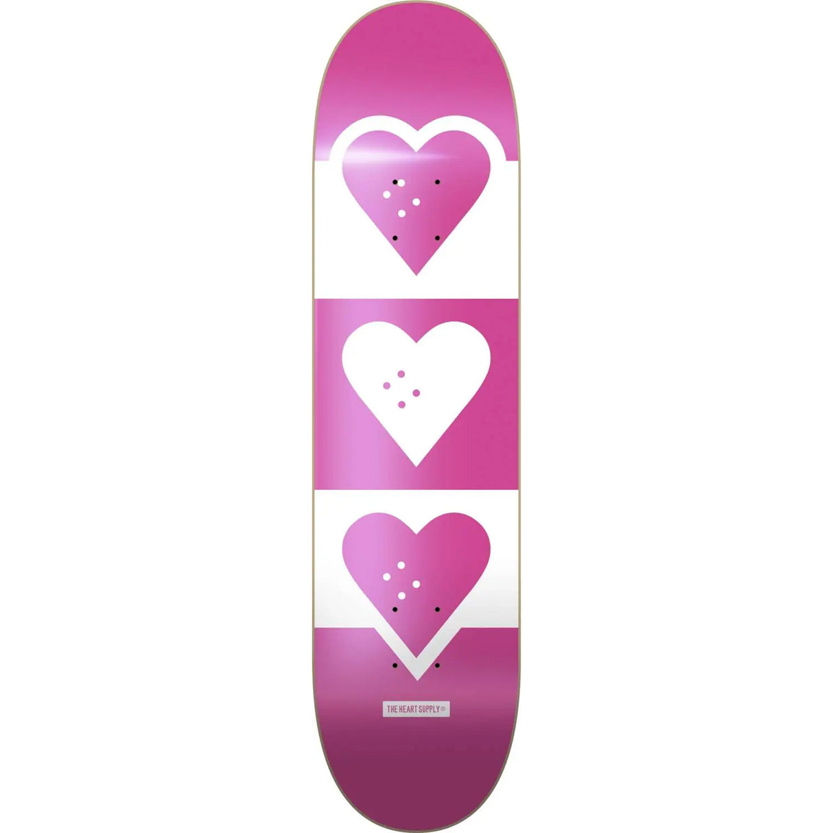 The Heart Supply Squadron Skateboard Deck - Pink 8"