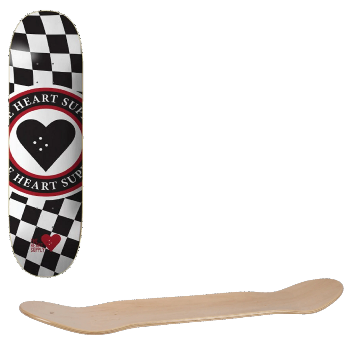 The Heart Supply Insignia Check Skateboard Deck