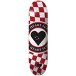 The Heart Supply Insignia Check Skateboard Deck - Red 8.25''
